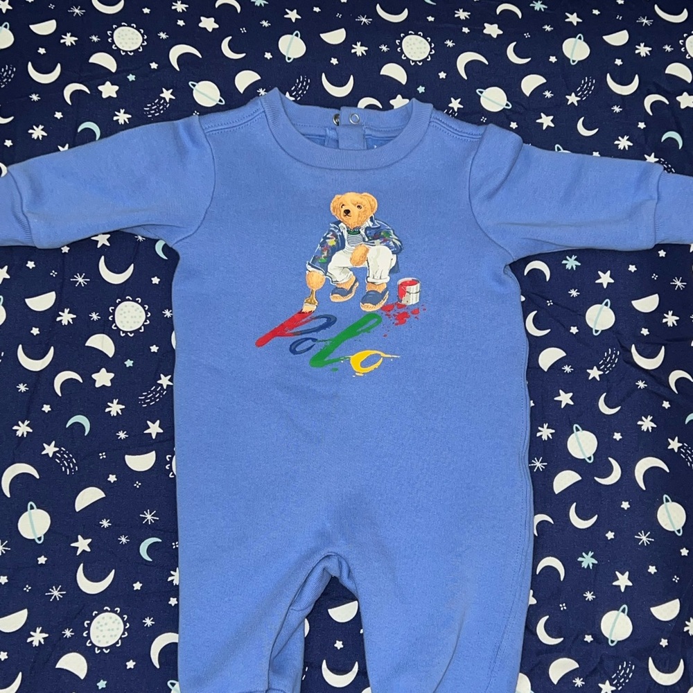 Polo by Ralph Lauren Blue Kids One Piece